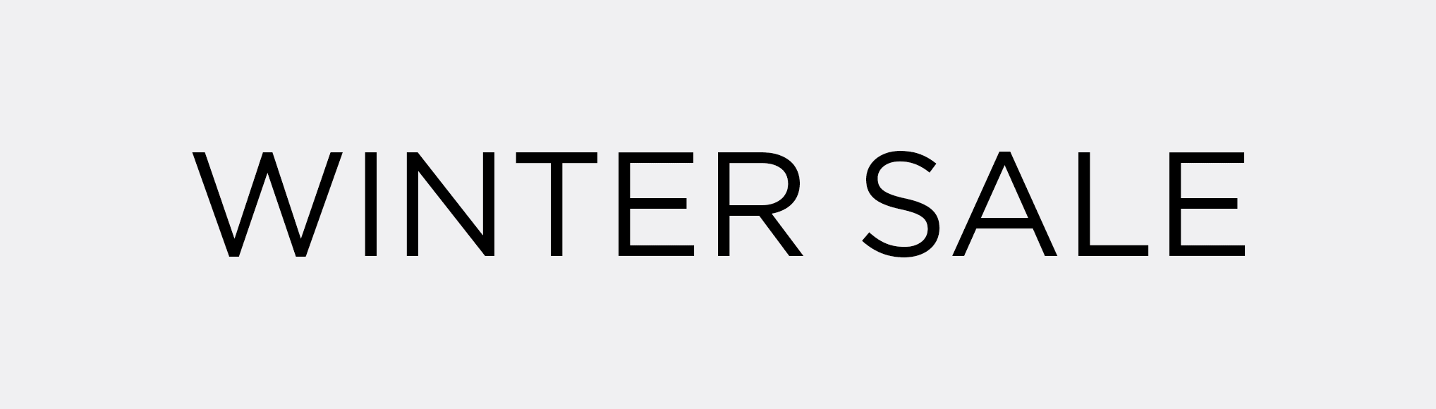 winter sale