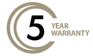 Logo waranty 5 ENG
