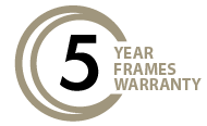 Logo waranty 5 frames ENG