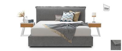 Luna Bed with storage space: 185x225cm: MALMO 92