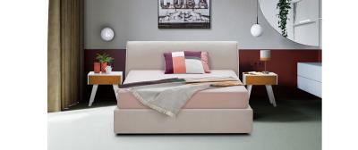 Vela Storage Bed: 165x220cm: MALMO 61
