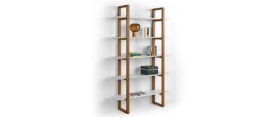Barton: Natural beech wood | Shelves: Black