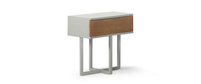 Derry: Lacquer: Light Grey | Veneer: Light Walnut 