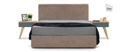 Κρεβάτι Venus με αποθηκευτικό χώρο: 120x210cm: BARREL 83