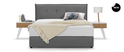 Grace bed with storage space 130x210cm Storm 85