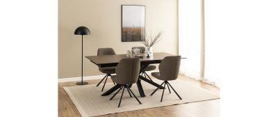 Heaven 200/240x100x76cm Καφέ