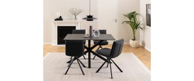 Heaven 135x80x75,5cm Black